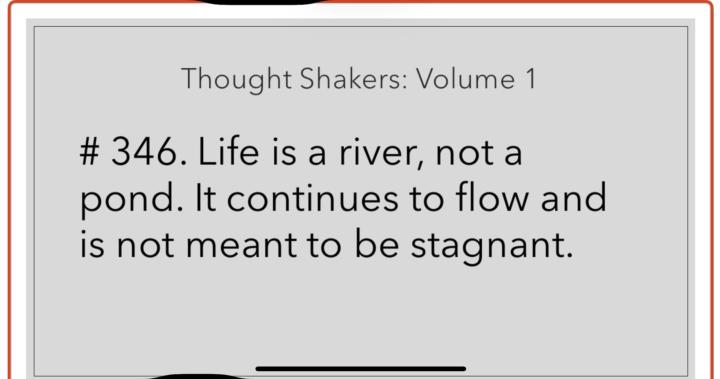 Thought Shaker for August 6, 2025