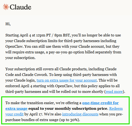 Claim a Free Claude Code Month