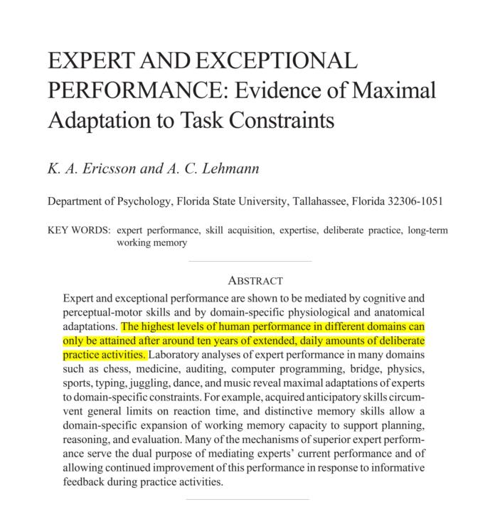 Performans / Pratik Yapmanın Sonucu