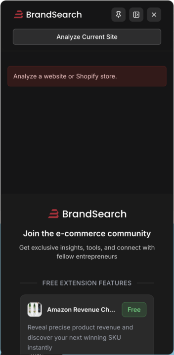 PROBLÈME ANALYSE SITE BRANDSEARCH