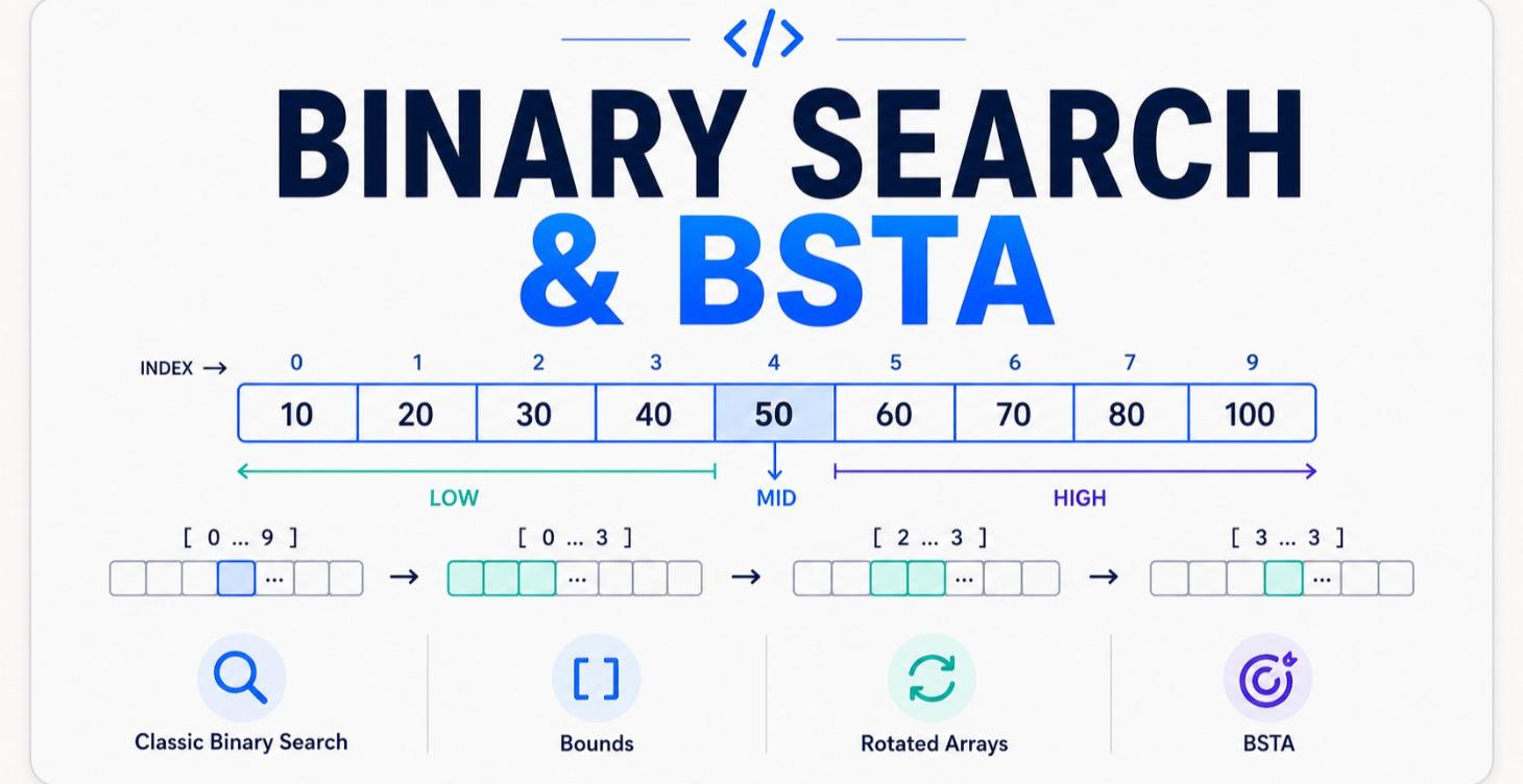Binary Search + BSTA