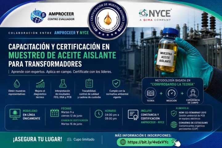 ⚡ Certificación en Muestreo de Aceite para Transformadores 🔬