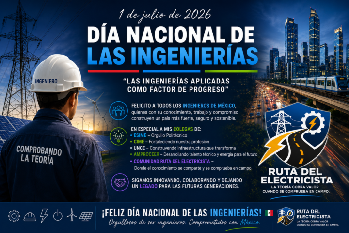 ⚡👷‍♂️🇲🇽 Feliz Día Nacional de las Ingenierías 2026 🇲🇽👷‍♀️⚡