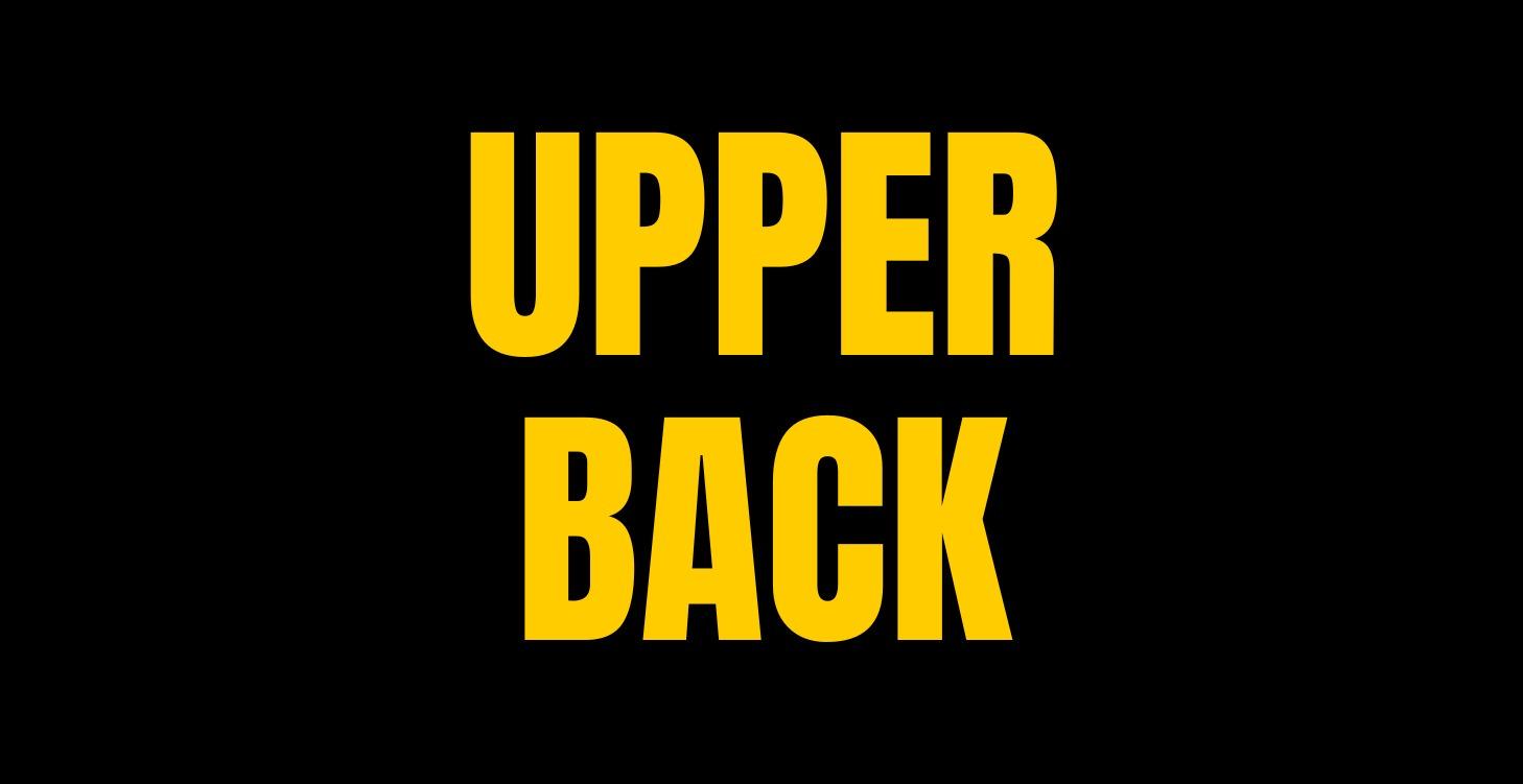 Tutorials: Upper Back