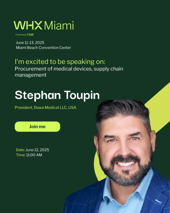 If you are in Miami, WHX is free to register
