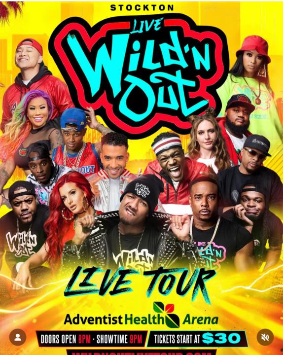 Wild n Out tour is heading to Stockton 5/24.