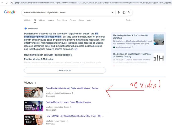 Proof my video ranks!