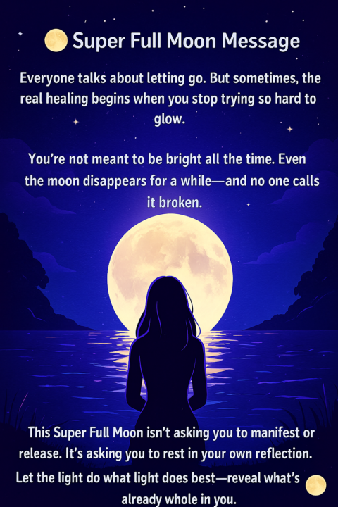 Full moon and You...