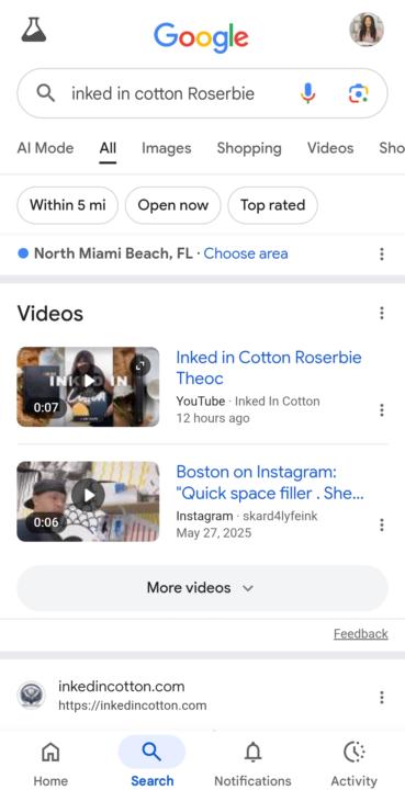 #1 Spot for YouTube and Google