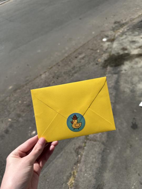 First letter to look forward to!