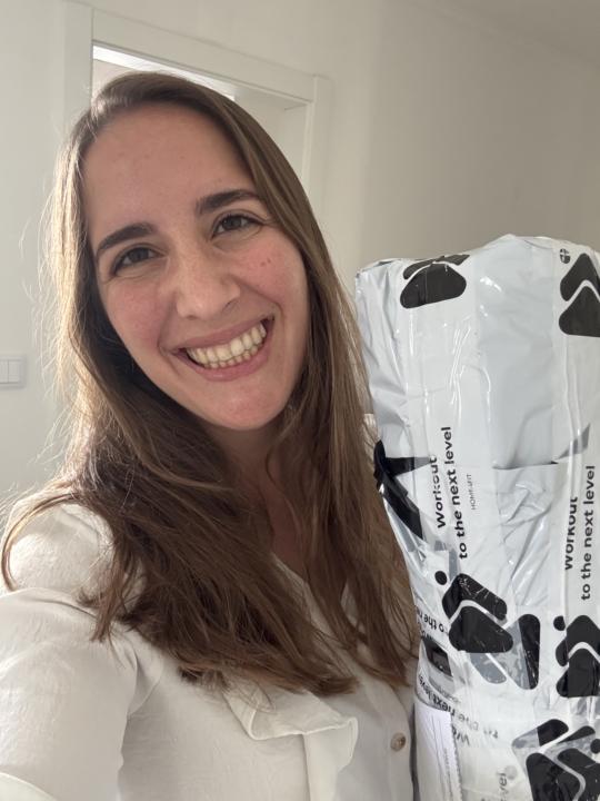 O meu tapete chegou!