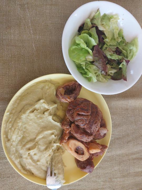 O almoço