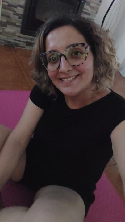 Mais uma aulinha de yoga flow