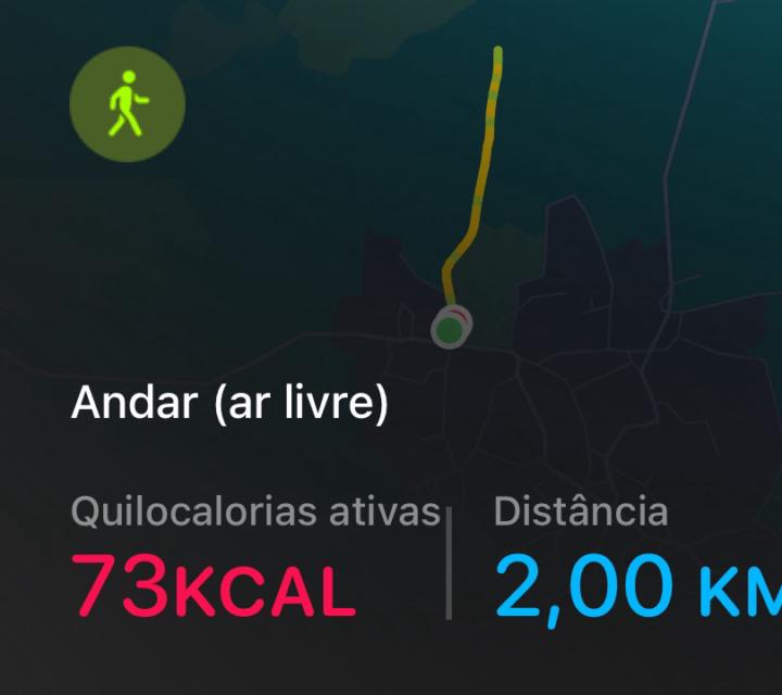 Recomecei com uma cãominhada para desenferrujar 