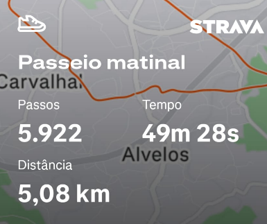caminhada matinal