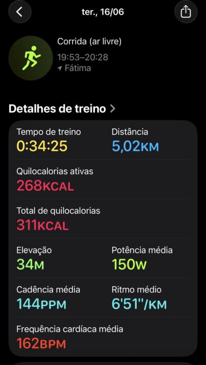 Corrida de fim de dia 💪