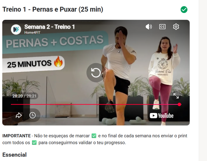 treininho
