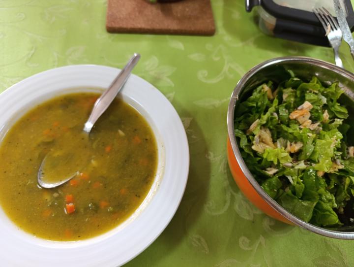 Almoço colorido 