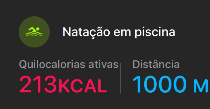 O que deu hoje 🏊🏼‍♀️ 