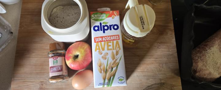 Lanche papas de aveia com maça super cremosas😋