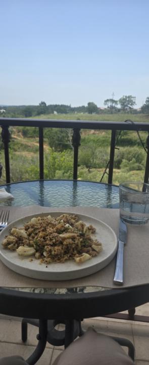 Almoço com vista e sons do campo⛰️