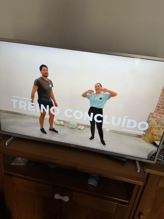 Aula com o Micael e a Inês 💪