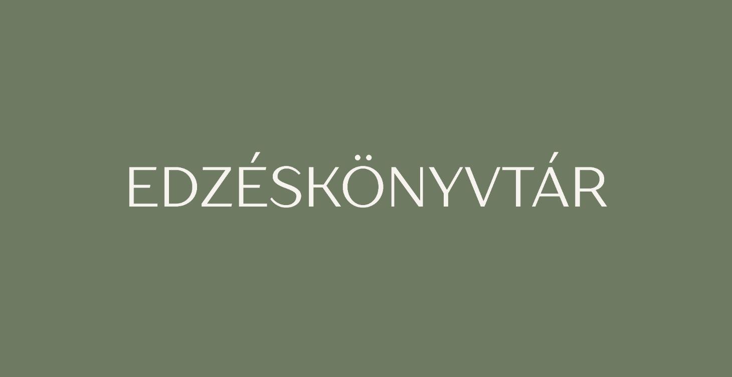 EDZÉSKÖNYVTÁR