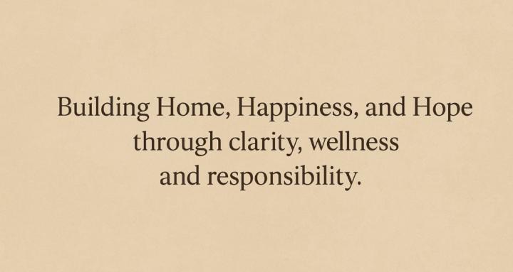 Home • Happiness • Hope
