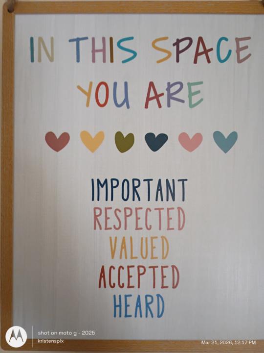 Here in this space..