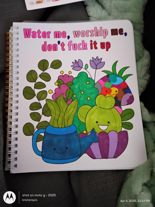 Color & swearing in one. Lol 