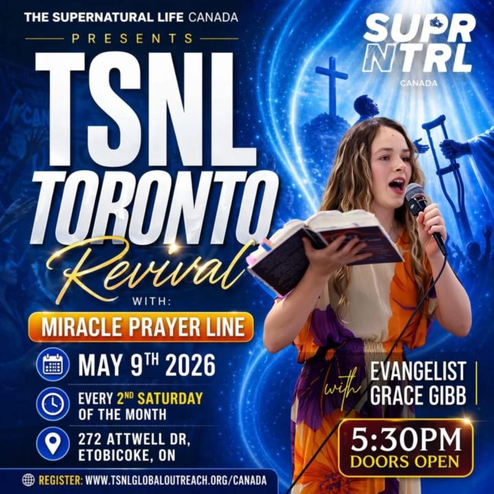 Come join TSNL Canada live on FB tonight at 6pm for REVIVAL 🔥🙏🏻🕊️
