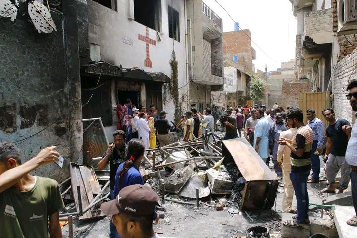 Praying for us while this persecution