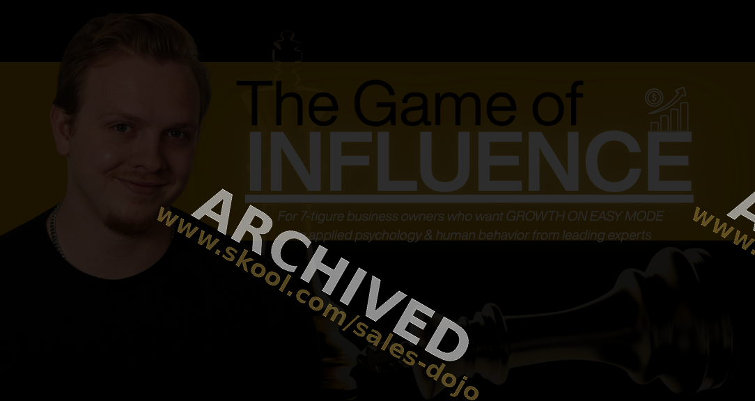 The Game of Influence