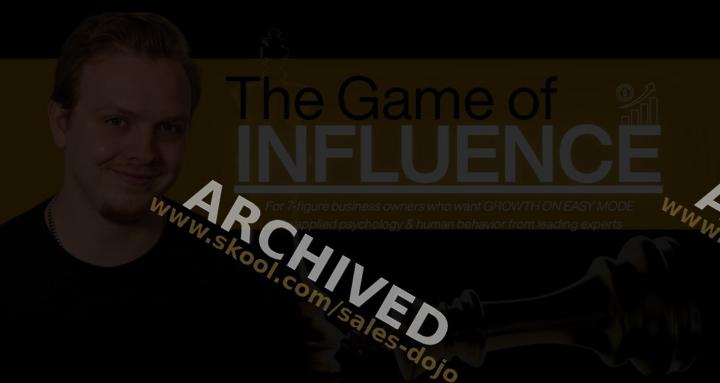 The Game of Influence