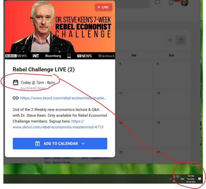 Skool Date/Time Haywire