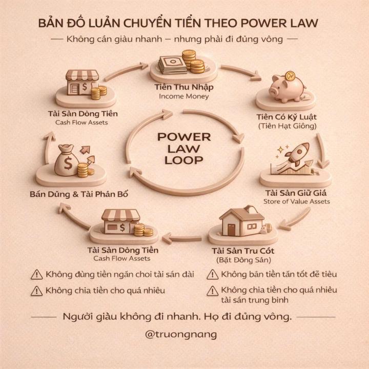 NGƯỜI GIÀU KHÔNG ĐI NHANH.  HỌ ĐI ĐÚNG VÒNG.