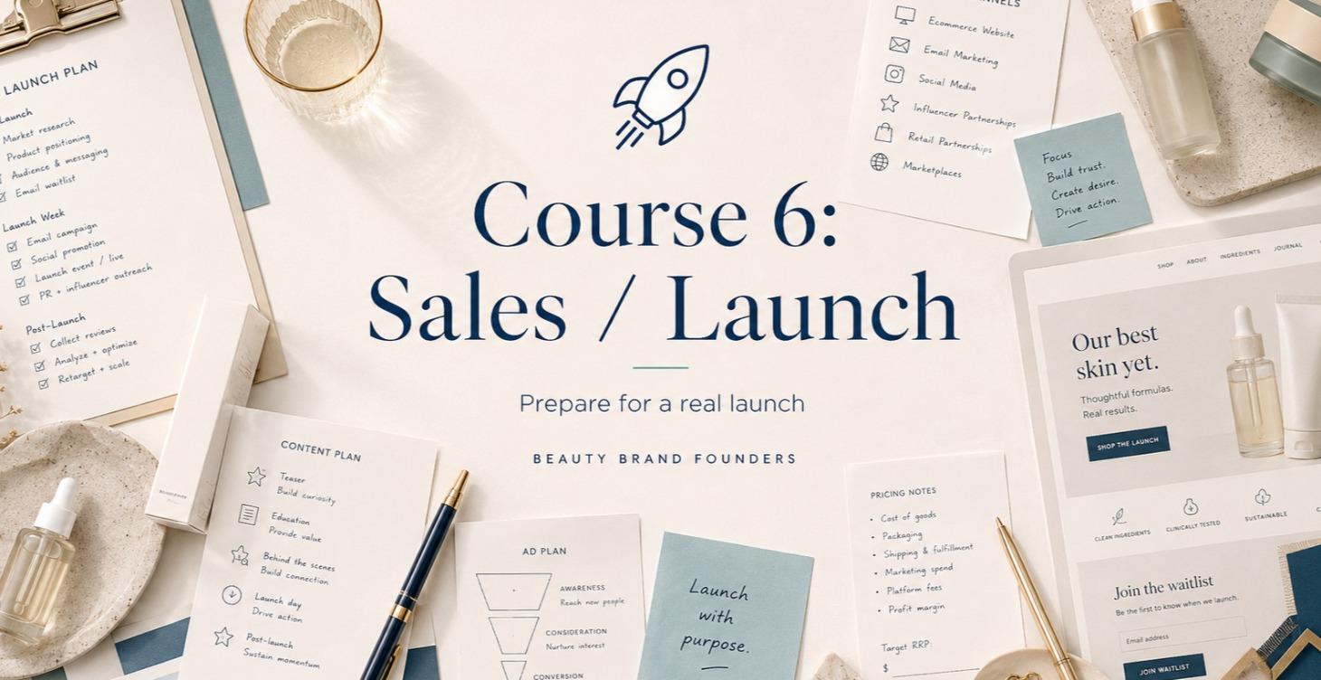 Course 6: Sales / Launch
