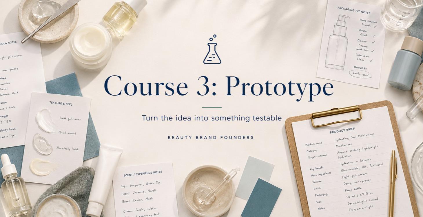 Course 3: Prototype