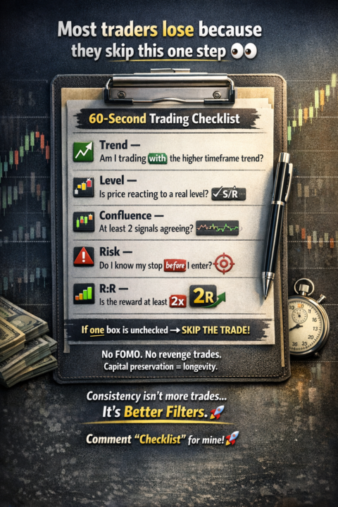 Most traders lose because they skip this one step 👀