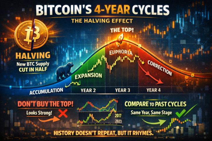 Crypto moves in 4-year cycles — and Bitcoin sets the pace.