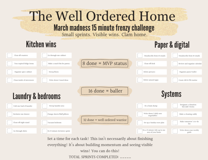 March madness starts now!