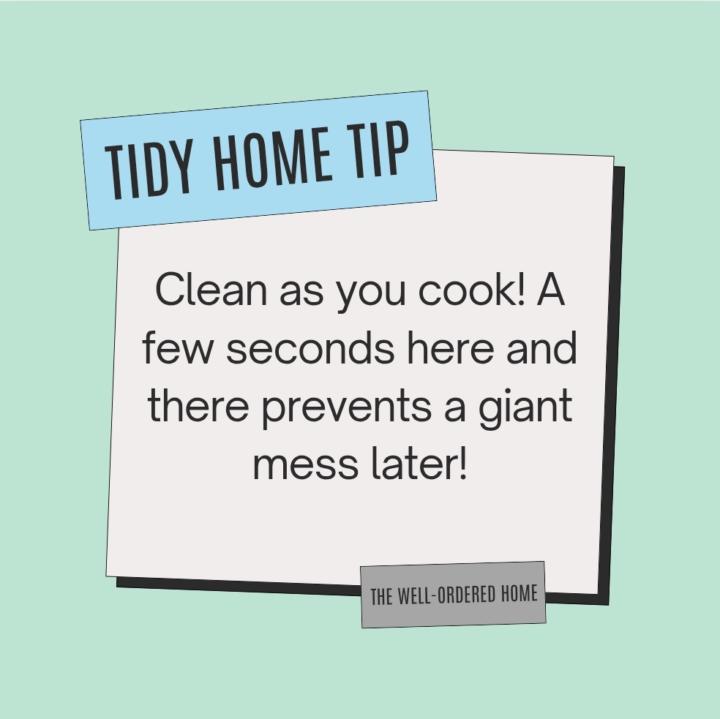Tidy home tip #8