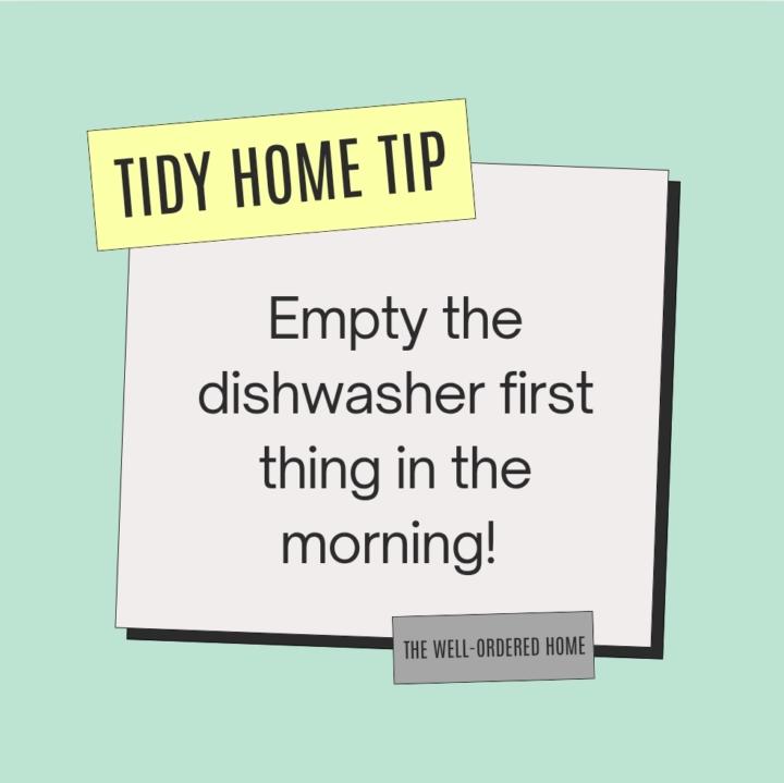 Tidy home tip day #4
