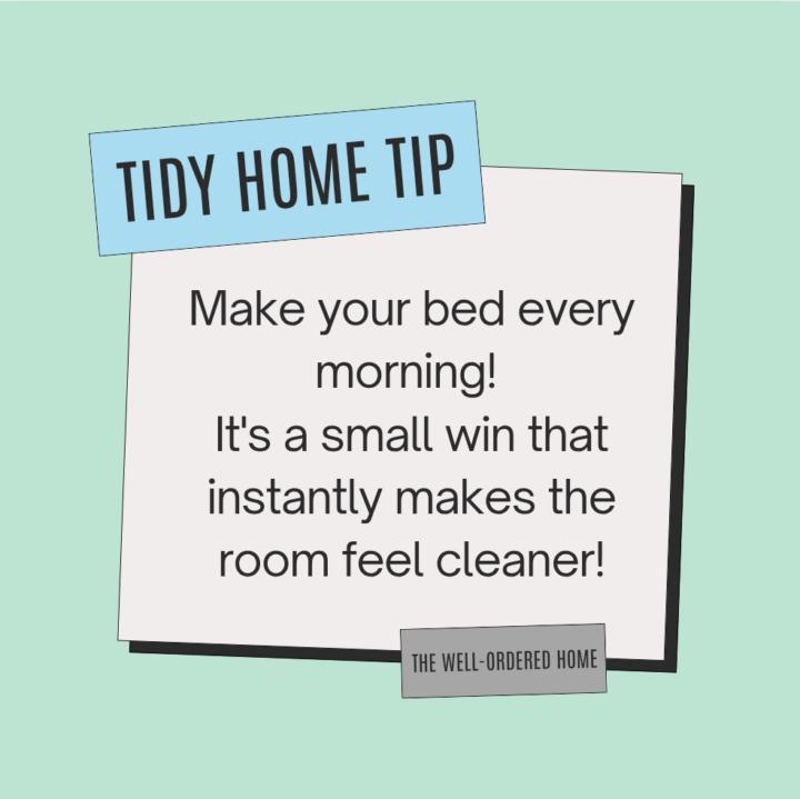 Tidy home tip #3