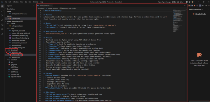 Setting up my first agent framework + reviewer agent