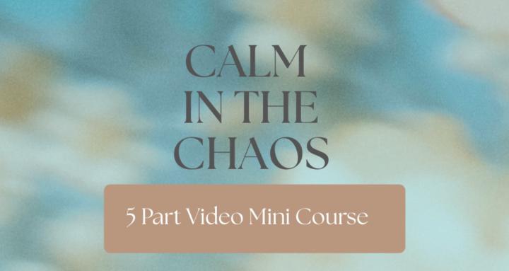 Calm In The Chaos 5 Day Reset