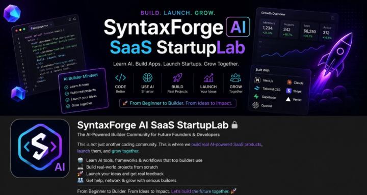 SyntaxForge AI SaaS StartupLab