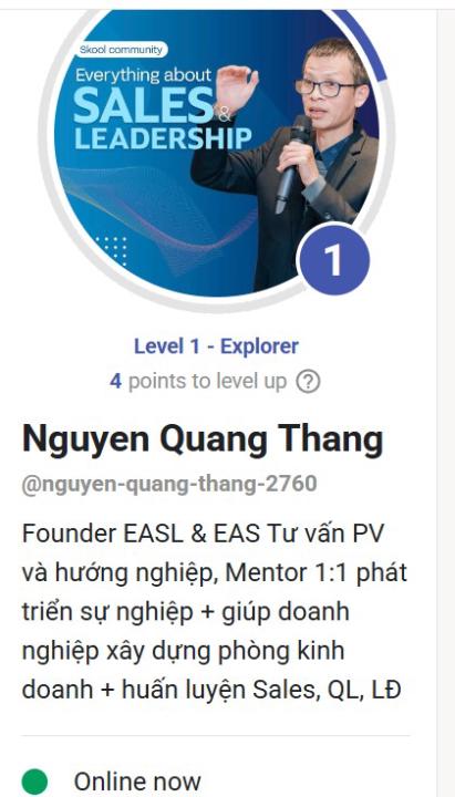 ĐỂ KẾT NỐI MEMBER EVERYTHING ABOUT SALES NETWWORKING
