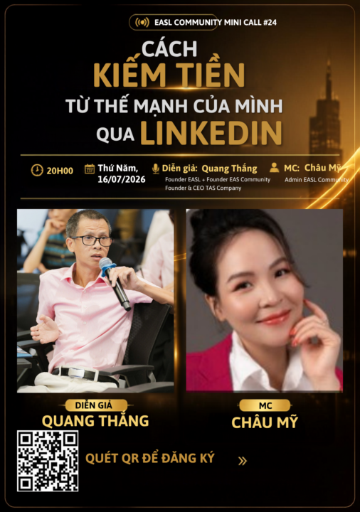MINI CALL #24:🚀 CÁCH KIẾM TIỀN TỪ THẾ MẠNH CỦA MÌNH QUA LINKEDIN
