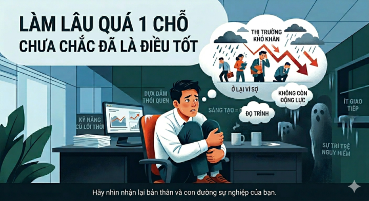 [HƯỚNG NGHIỆP] LÀM QUÁ LÂU 1 CHỖ, CHƯA CHẮC ĐÃ LÀ ĐIỀU TỐT
